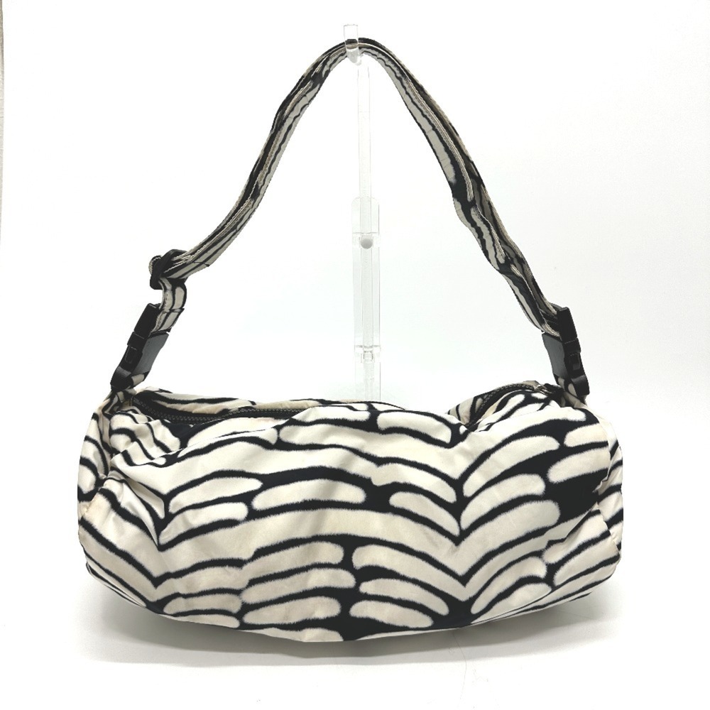 CHANEL Chanel Sport CC Coco Mark Shoulder Bag Nylon Women's White G-230625-5